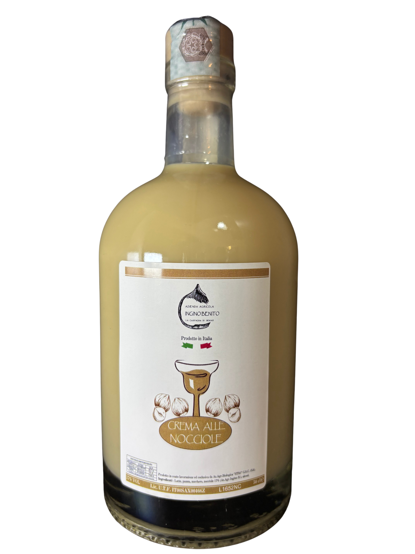 CREMA DI LIQUORE ALLA NOCCIOLA